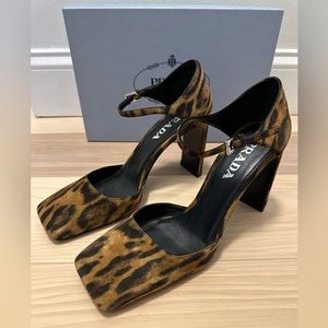 Prada leopard pumps. Size 8 1/2